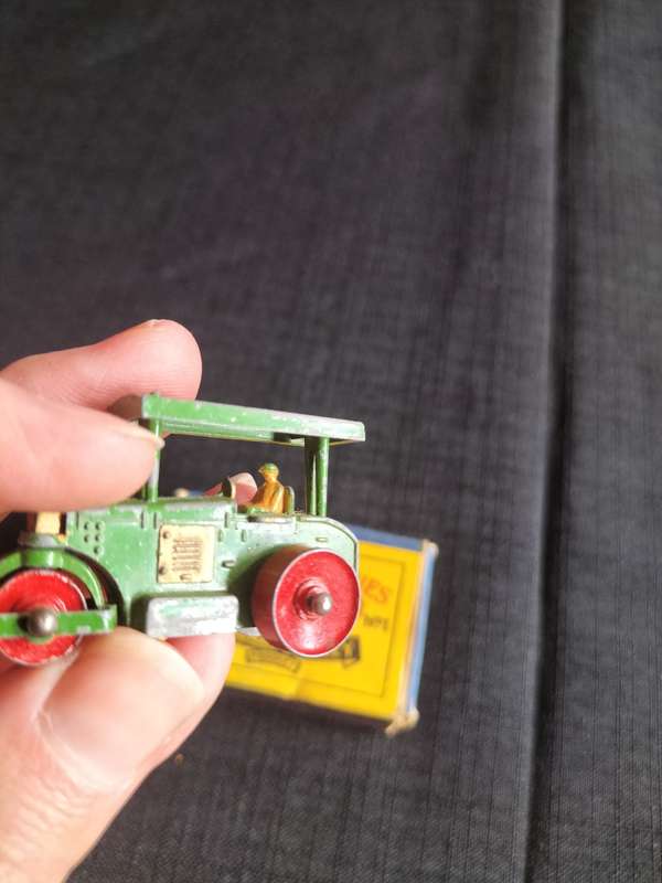 Very Rare Vintage Moko Lesney Matchbox Series NO 1 - Road Roller Green- Made in England