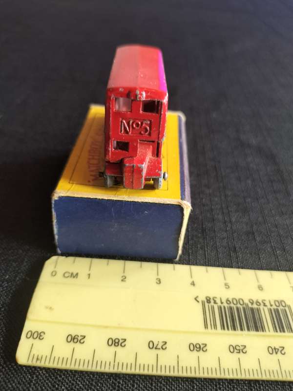Very Rare Vintage Moko Lesney Matchbox Series NO 5 - The London Bus- Made in England