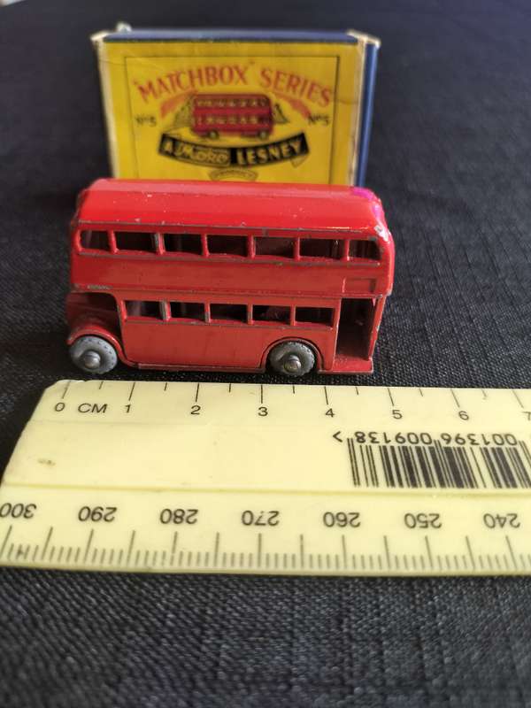 Very Rare Vintage Moko Lesney Matchbox Series NO 5 - The London Bus- Made in England