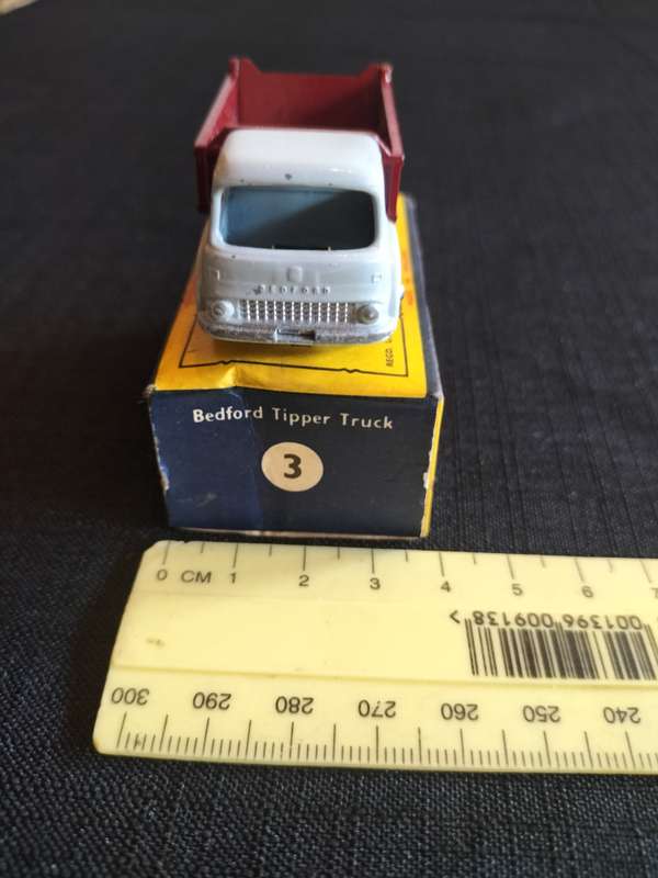 Very Rare Vintage Lesney Matchbox Series NO 3 -Bedford Tipper Truck- Made in England