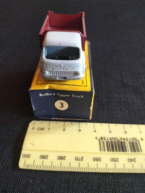 Very Rare Vintage Lesney Matchbox Series NO 3 -Bedford Tipper Truck- Made in England