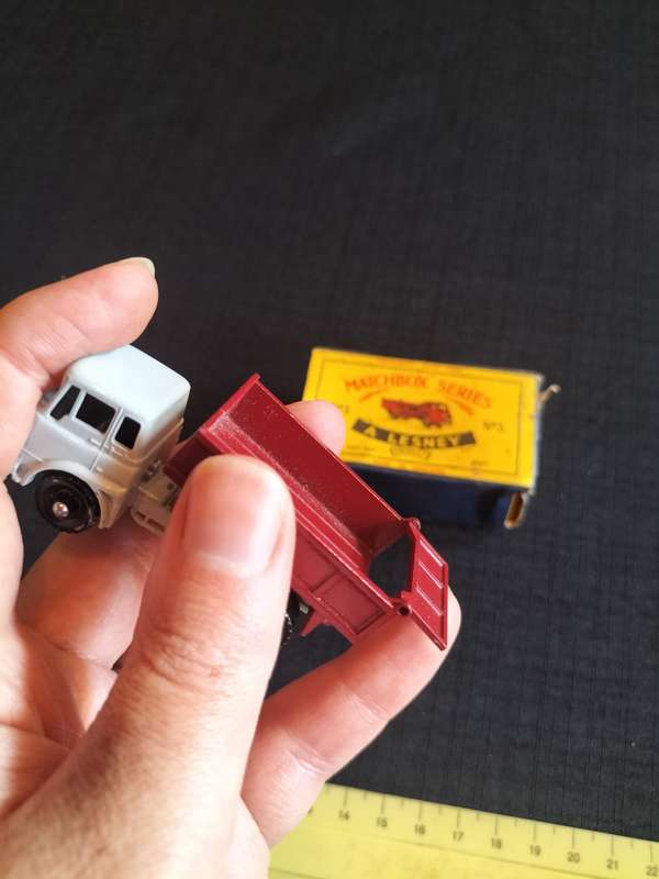 Very Rare Vintage Lesney Matchbox Series NO 3 -Bedford Tipper Truck- Made in England