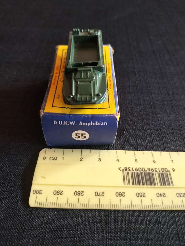 Very Rare Vintage Moko Lesney Matchbox Series NO 55 - D.U.K.W Amphibian- Made in England