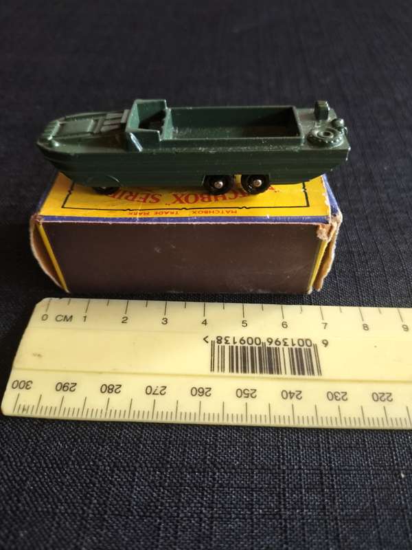 Very Rare Vintage Moko Lesney Matchbox Series NO 55 - D.U.K.W Amphibian- Made in England