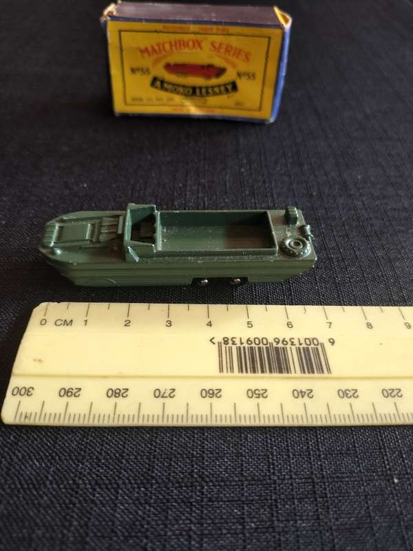 Very Rare Vintage Moko Lesney Matchbox Series NO 55 - D.U.K.W Amphibian- Made in England