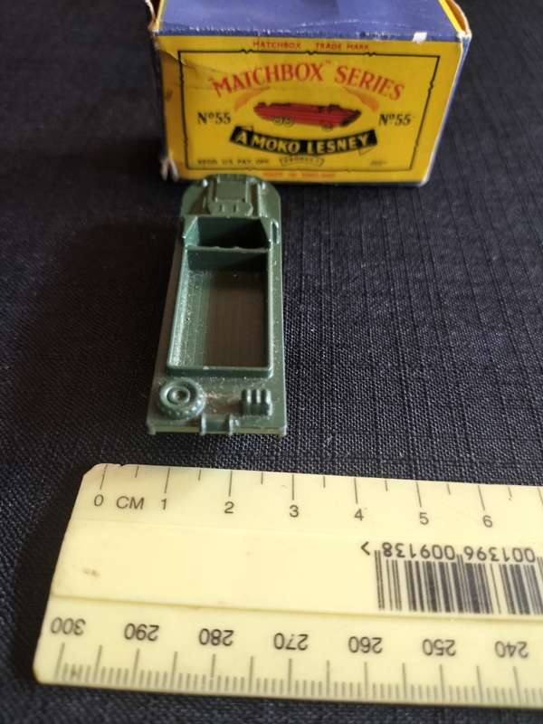 Very Rare Vintage Moko Lesney Matchbox Series NO 55 - D.U.K.W Amphibian- Made in England