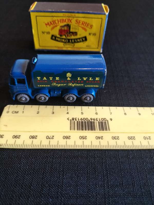 Very Rare Vintage Moko Lesney Matchbox Series NO 10 - Foden Sugar Container- Made in England