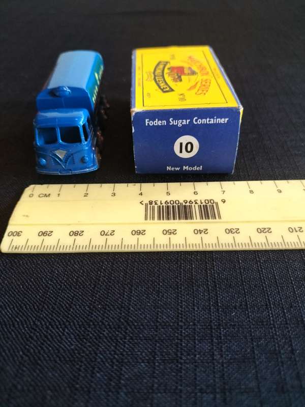 Very Rare Vintage Moko Lesney Matchbox Series NO 10 - Foden Sugar Container- Made in England