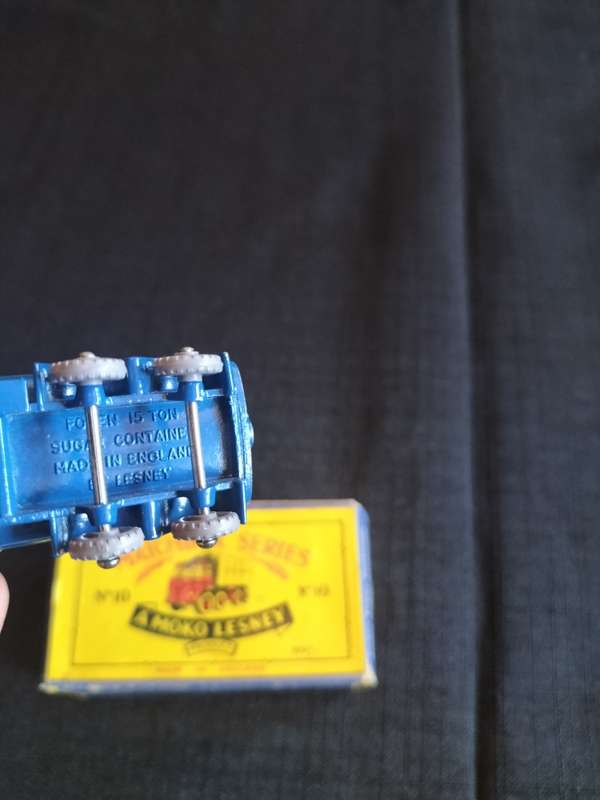 Very Rare Vintage Moko Lesney Matchbox Series NO 10 - Foden Sugar Container- Made in England