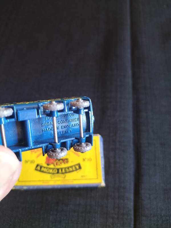 Very Rare Vintage Moko Lesney Matchbox Series NO 10 - Foden Sugar Container- Made in England