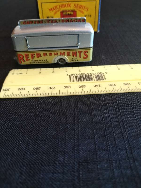 Very Rare Vintage Lesney Matchbox Series NO 74-Mobile Canteen- Made in England