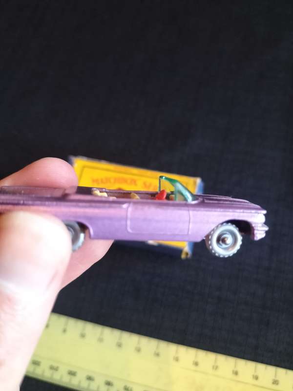 Very Rare Vintage Lesney Matchbox Series NO 39 - Pontiac Convertibe- Made in England