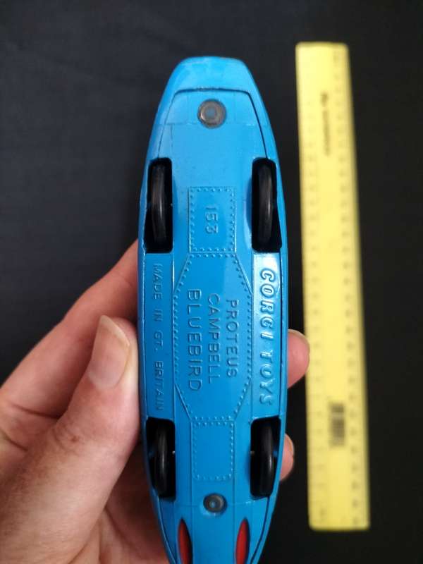 Very Rare Vintage Corgi Toys - NO 153 Proteus Campbell Bluebird  - Made in GT. Britain
