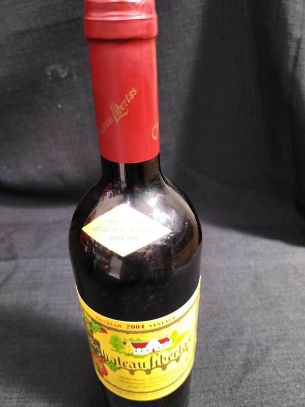 Vintage 2004 Oesjaar Vintage Chateau Libertas 750ml - Bottled in Republic of South Africa