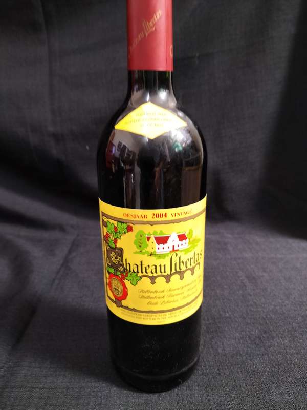Vintage 2004 Oesjaar Vintage Chateau Libertas 750ml - Bottled in Republic of South Africa