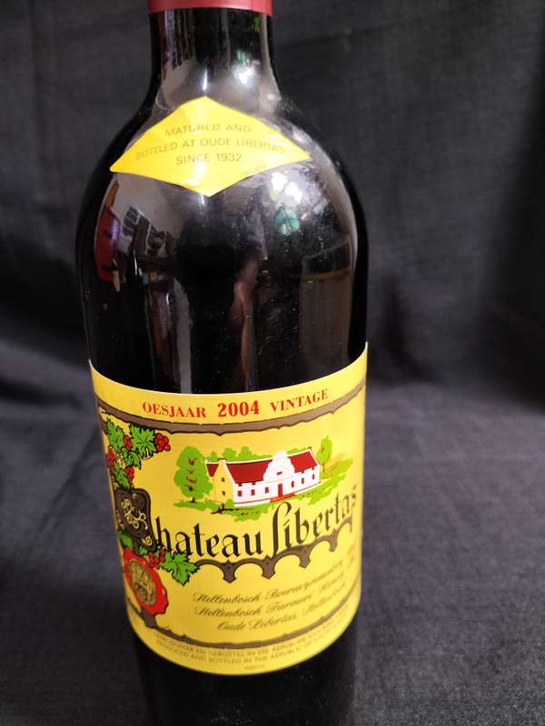 Vintage 2004 Oesjaar Vintage Chateau Libertas 750ml - Bottled in Republic of South Africa