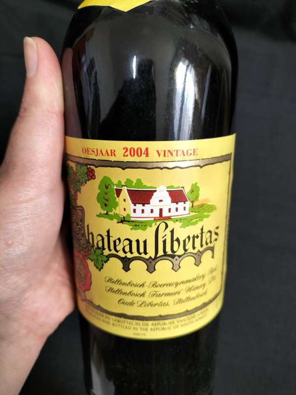 Vintage 2004 Oesjaar Vintage Chateau Libertas 750ml - Bottled in Republic of South Africa