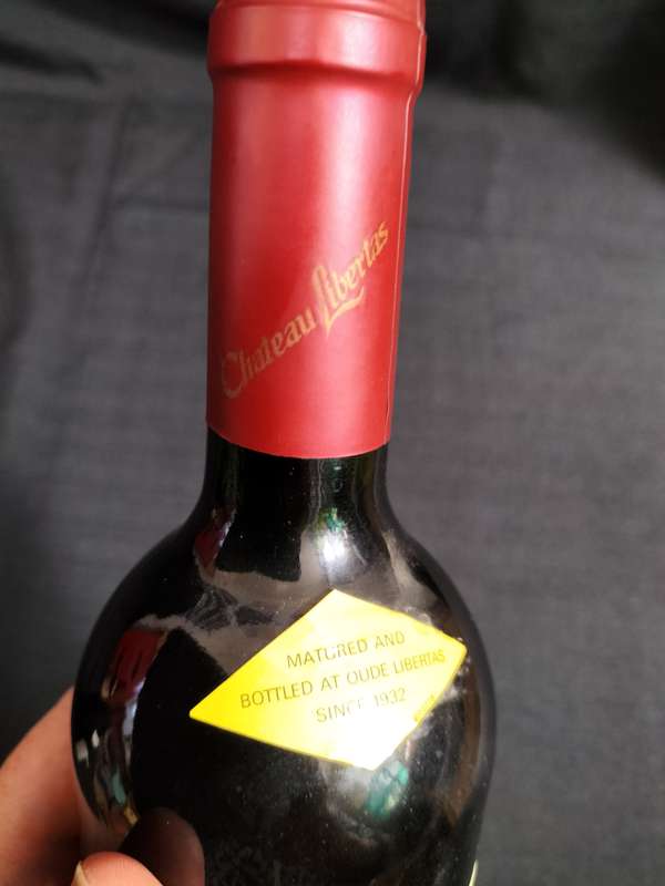 Vintage 2004 Oesjaar Vintage Chateau Libertas 750ml - Bottled in Republic of South Africa
