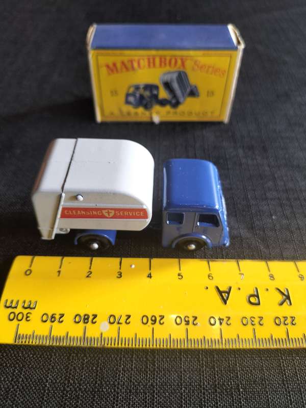 Very Rare Vintage Lesney Match Box Series NO15 - Refuse Truck - Made in England