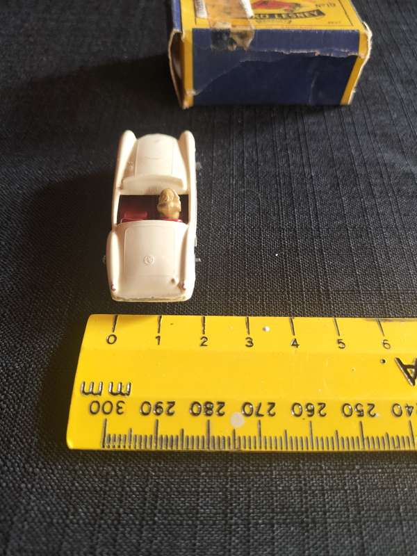 Very Rare Vintage Moko Lesney Match Box Series NO19 -MG.A Sport Car  - Made in England