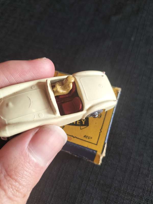 Very Rare Vintage Moko Lesney Match Box Series NO19 -MG.A Sport Car  - Made in England
