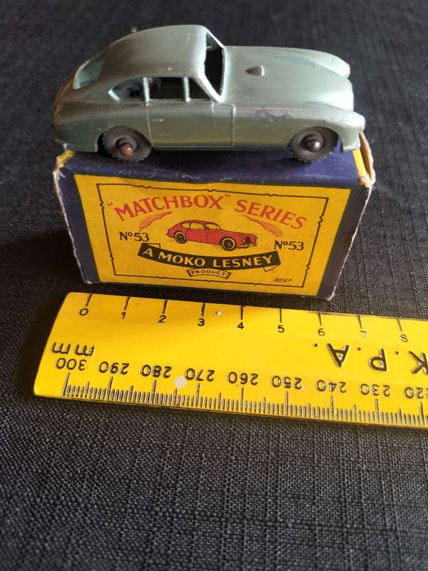 Very Rare Vintage Moko Lesney Match Box Series NO53 -Ashton Martin -Made in England-View Description