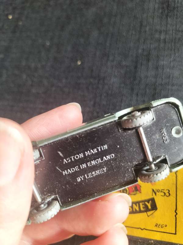 Very Rare Vintage Moko Lesney Match Box Series NO53 -Ashton Martin -Made in England-View Description