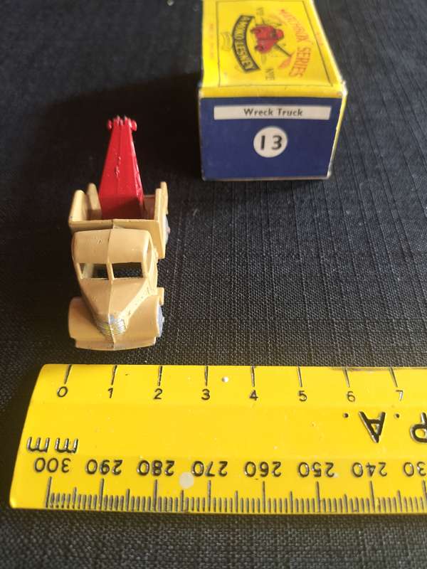 Very Rare Vintage Moko Lesney Match Box Series NO13 - Wreck Truck - Made in England