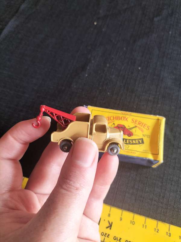 Very Rare Vintage Moko Lesney Match Box Series NO13 - Wreck Truck - Made in England