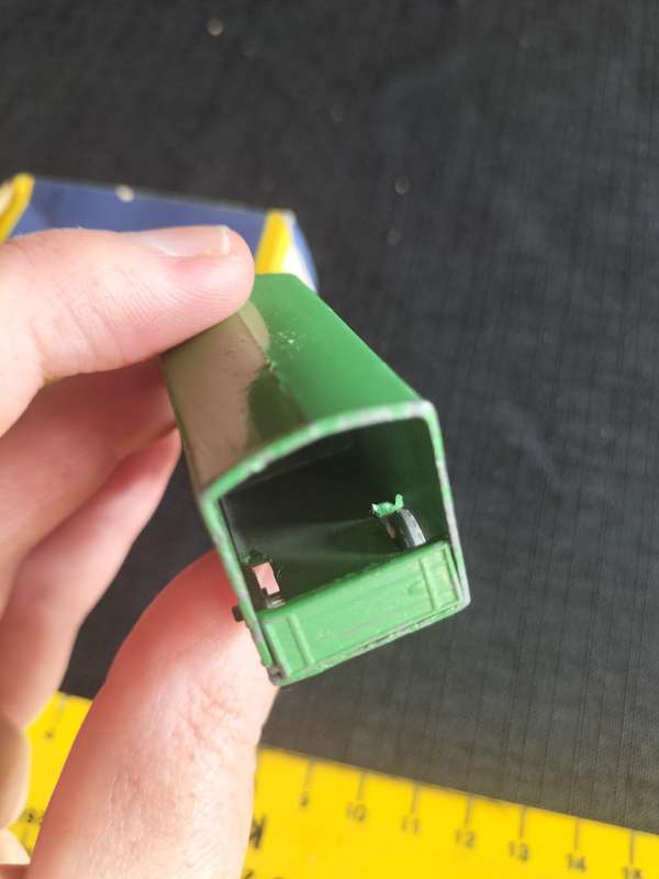Very Rare Vintage Moko Lesney Match Box Series NO17 - Green Bedford Removals Van - Made in England
