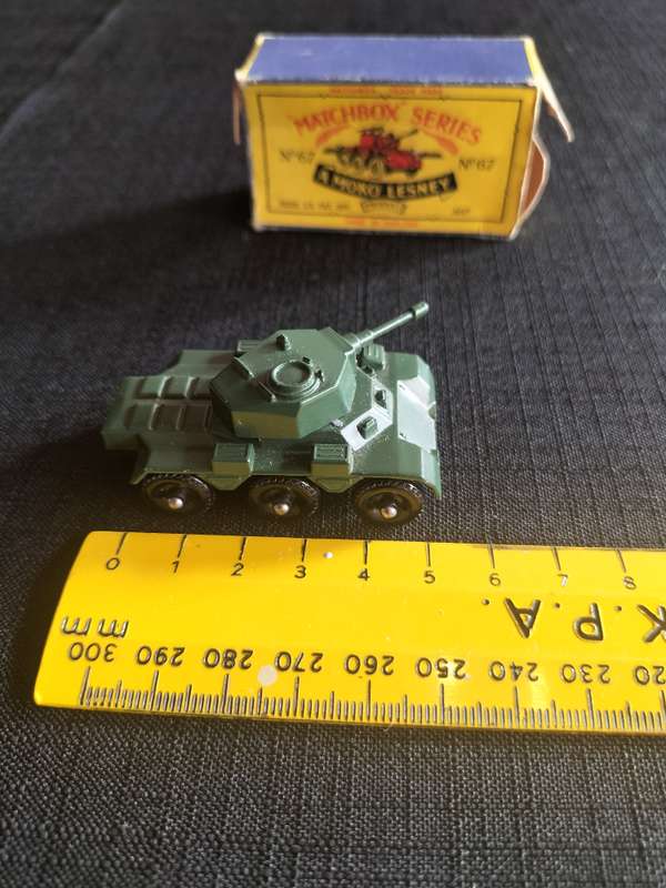 Very Rare Vintage Lesney Match Box Series NO67 - Armoured Car - Made in England