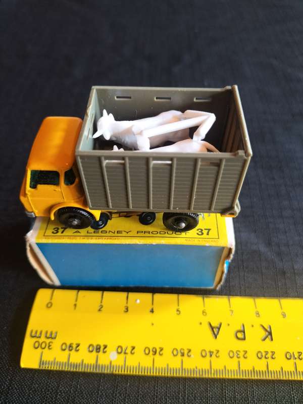 Very Rare Vintage Lesney Match Box Series NO37 - Cattle Truck - Made in England