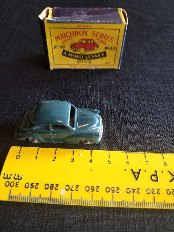 Very Rare Vintage Moko Lesney Match Box Series NO46 - Morris Minor - Made in England