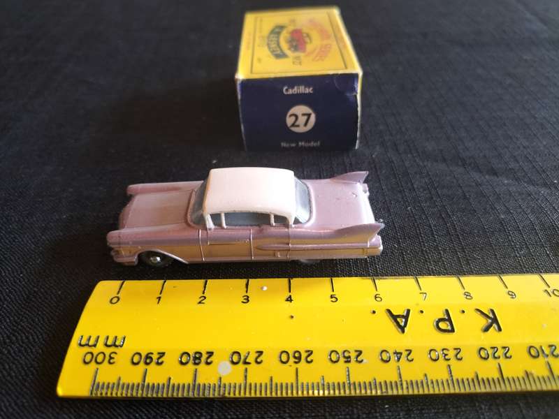 Very Rare Vintage Lesney Match Box Series NO27 - Cadillac - Made in England