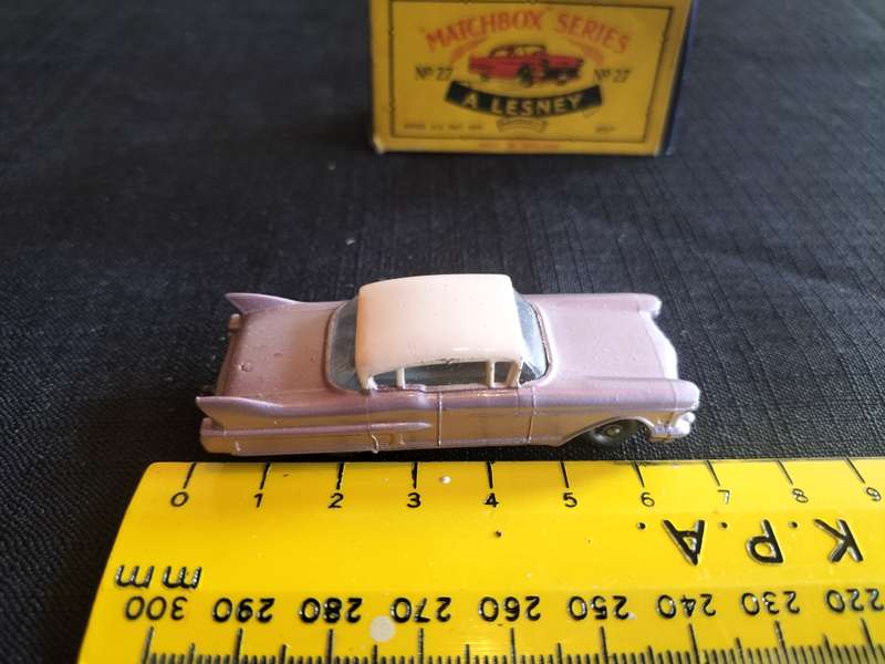Very Rare Vintage Lesney Match Box Series NO27 - Cadillac - Made in England