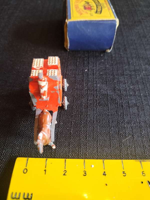 Very Rare Vintage Moko Lesney Match Box Series NO7 - Horse Drawn Milk Float  - Made in England