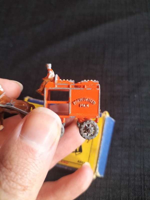 Very Rare Vintage Moko Lesney Match Box Series NO7 - Horse Drawn Milk Float  - Made in England