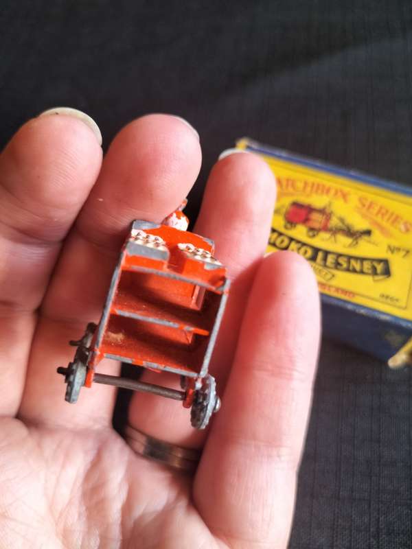 Very Rare Vintage Moko Lesney Match Box Series NO7 - Horse Drawn Milk Float  - Made in England
