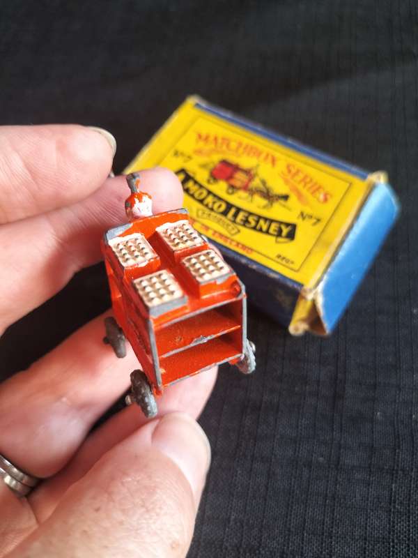 Very Rare Vintage Moko Lesney Match Box Series NO7 - Horse Drawn Milk Float  - Made in England