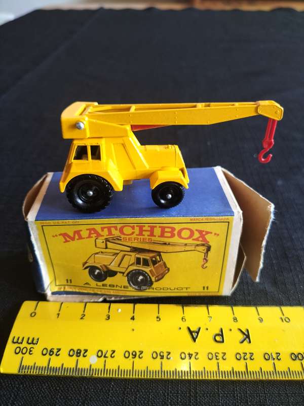 Very Rare Vintage Lesney Match Box Series NO11 - Jumbo Crane - Made in England