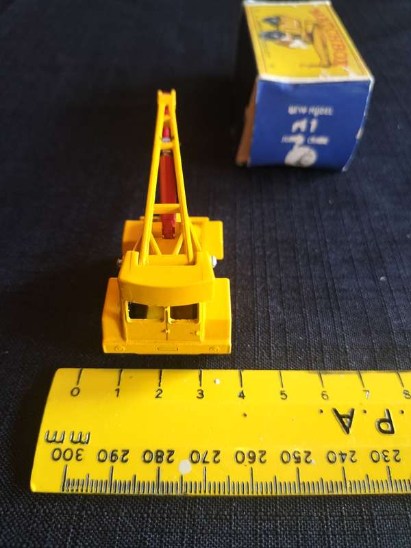 Very Rare Vintage Lesney Match Box Series NO11 - Jumbo Crane - Made in England