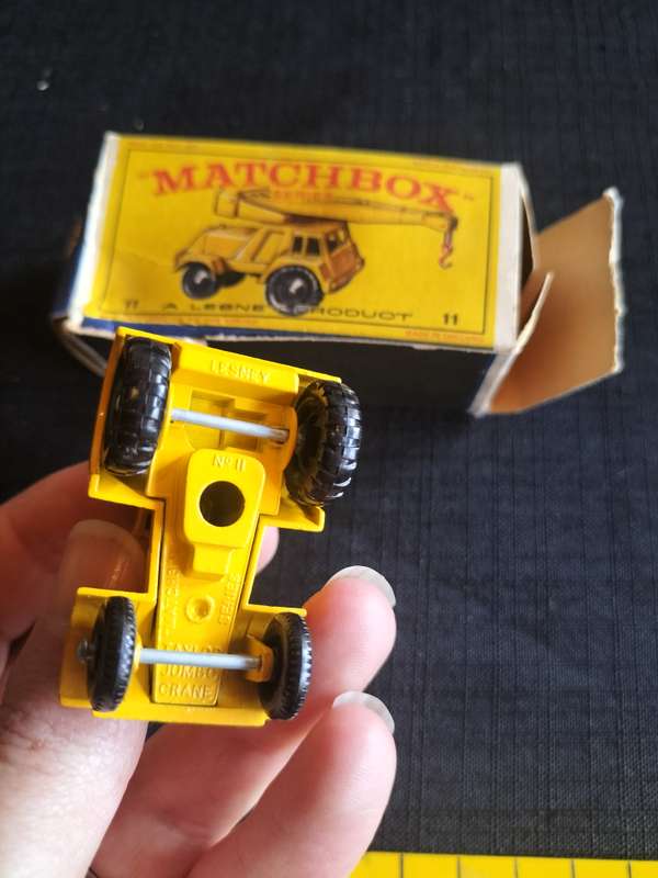 Very Rare Vintage Lesney Match Box Series NO11 - Jumbo Crane - Made in England