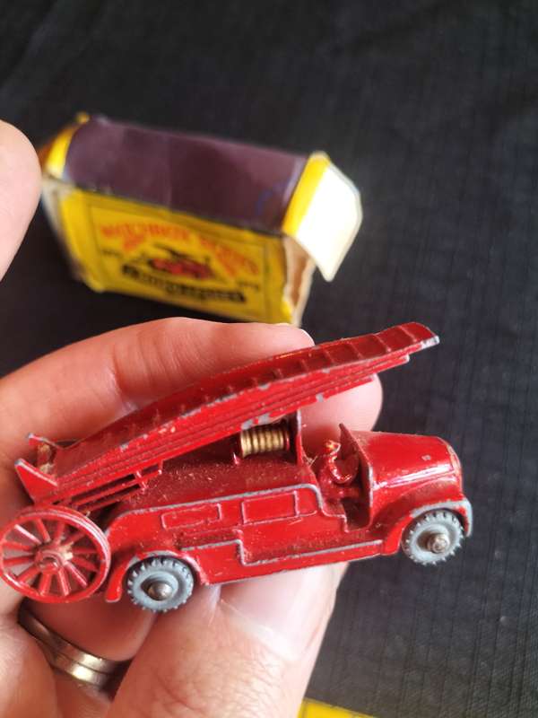Very Rare Vintage Moko Lesney Match Box Series NO9 - Dennis Fire Engine - Made in England