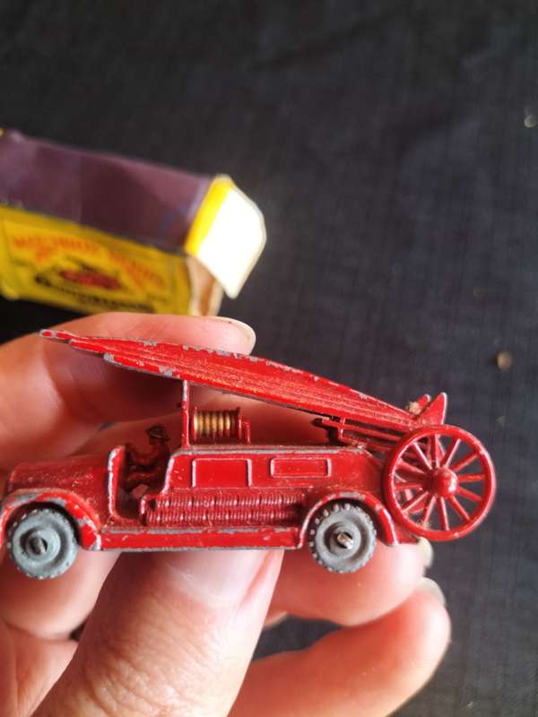 Very Rare Vintage Moko Lesney Match Box Series NO9 - Dennis Fire Engine - Made in England