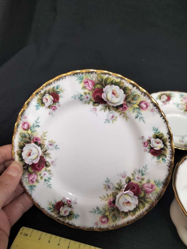 Beautiful Vintage Royal Albert Celebration Tea Trio - Made in England - Good Condition