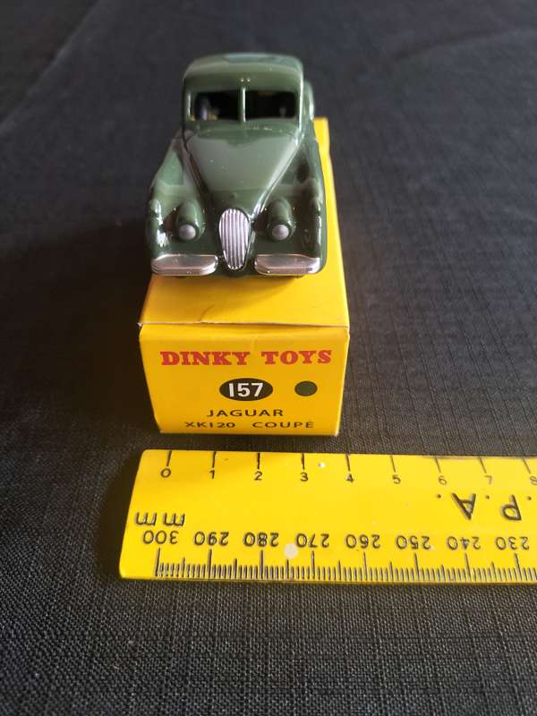 Vintage Dinky Toys NO 157- Jaguar XK 100 Coupe -DeAgostini Reproduction- Good Condition