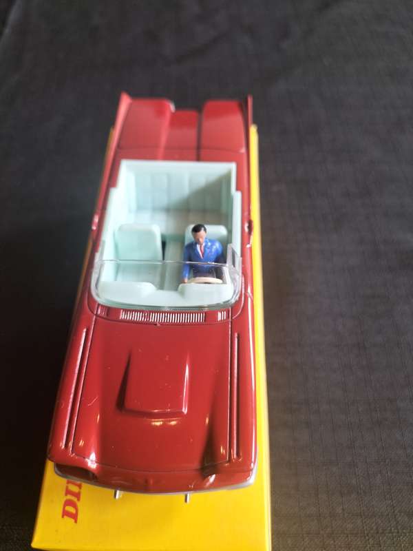 Vintage Dinky Toys NO555-Cabriolet Ford Thunderbird -DeAgostini Reproduction-Good Condition