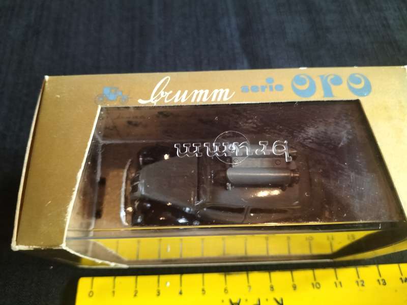 Vintage Brumm Fiat 508C Berlina 1100 R 32 - Scale 1/43 - 1937-1939 - Methane Version -Good Condition