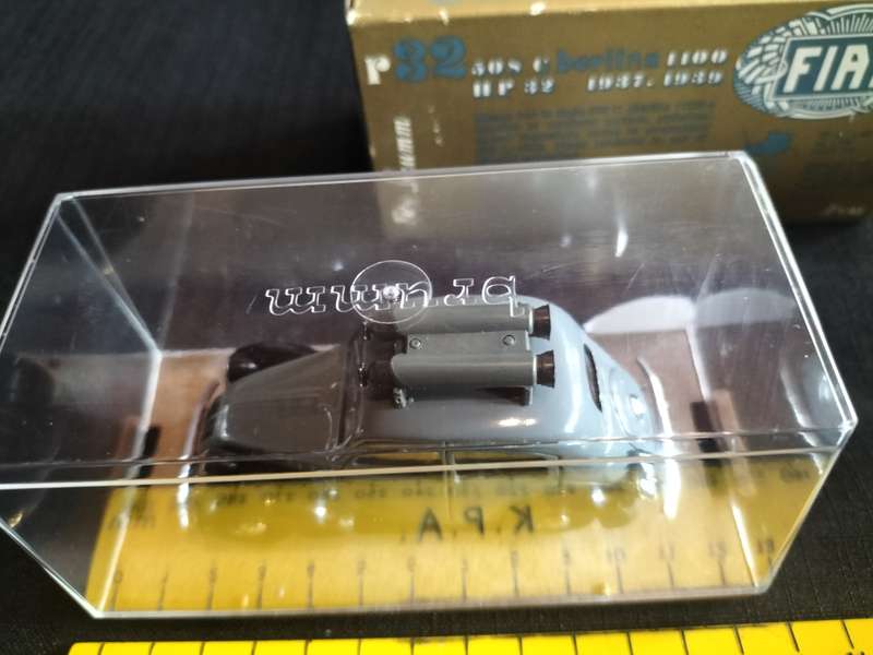 Vintage Brumm Fiat 508C Berlina 1100 R 32 - Scale 1/43 - 1937-1939 - Methane Version -Good Condition