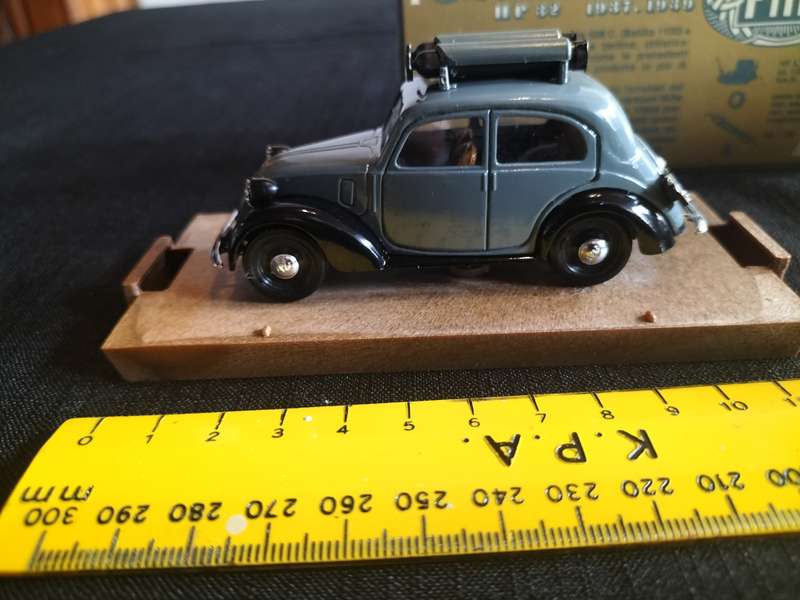Vintage Brumm Fiat 508C Berlina 1100 R 32 - Scale 1/43 - 1937-1939 - Methane Version -Good Condition